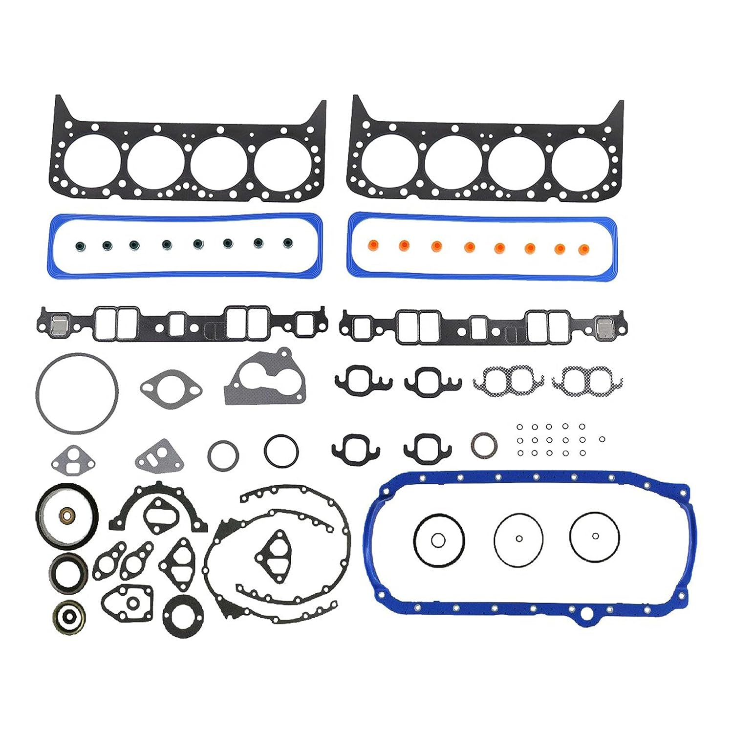 DNJ FGK3109 Full Gasket Set for 1987-1995 Avanti, Buick, Cadillac, Chevrolet, GMC, Oldsmobile, Pontiac Blazer, Brougham, C1500 5.0L V8 16V OHV 305cid