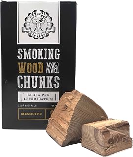 BBQ Chunk Mesquite Smoking Wood Hardcore Barbecue - Pieces of Smoking Wood - Approx. 1.5kg
