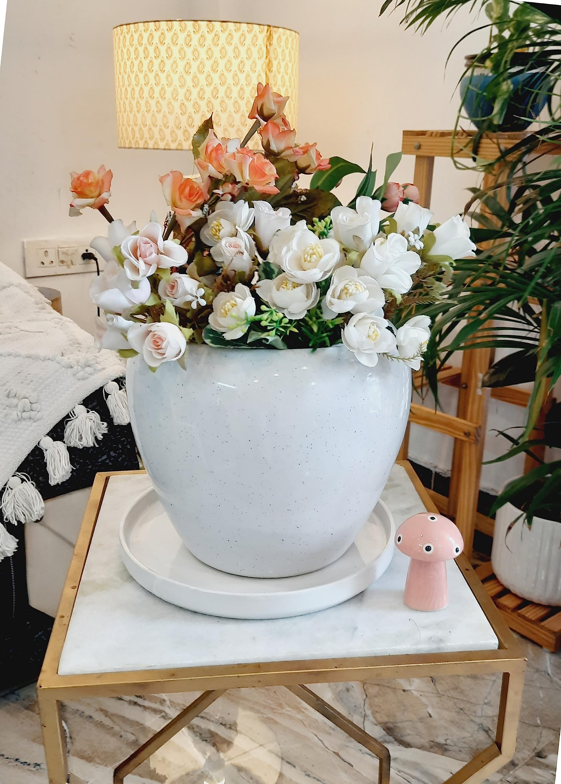 See full amazon price history chart for Niyara White Stylish Ceramic Pots with Tray for Indoor Plants,Succulent,Outdoor,Balcony,Home,Garden,Office (Color: White) Size -Large 8 inches with Tray Niyara White Stylish Ceramic Pots with Tray for Indoor Plants,Succulent,Outdoor,Balcony,Home,Garden,Office (Color: White) Size -Large 8 inches with Tray (B0CB1KP8RD) Amazon Price History, Amazon Price Tracker