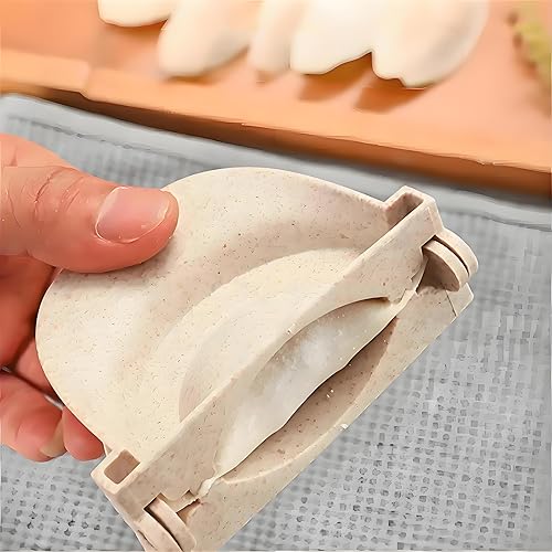 Miniatura 7 de LMFEG Juego de máquina para hacer bolas de masa con cortador de masa, molde de prensa de empanada, juego de moldes para bolas de masa para