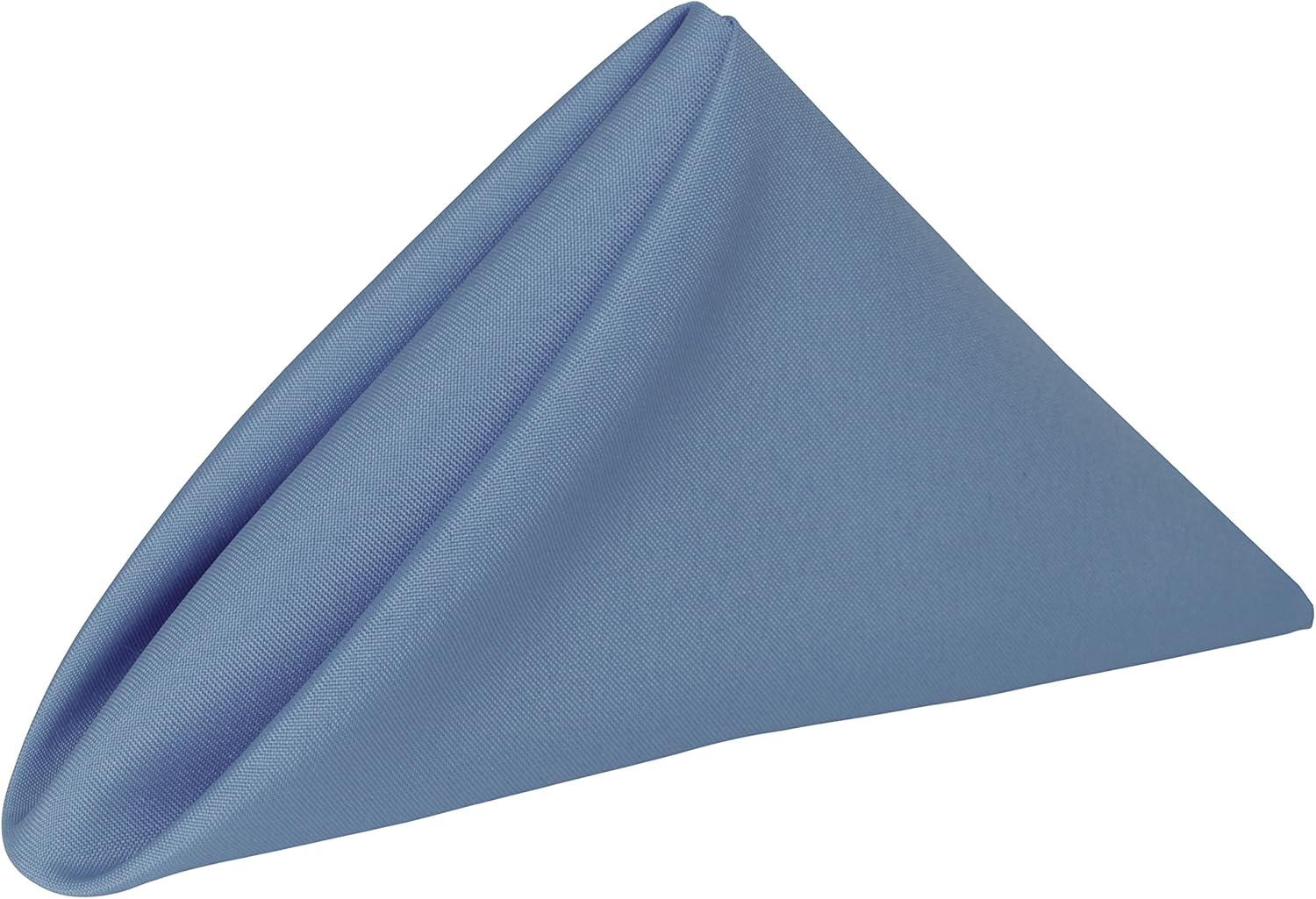 Ultimate Textile Periwinkle Cloth Napkins - 17" x 17" (Set of 24) Polyester Washable Square Napkins for Wedding Party Dining Events Machine Washable