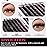 DIY Lash Extension Kit Cluster Lashes 280 pcs Lash Clusters with Lash Brush D Curl Volume Eyelashes Extensions 9-16 mm 40D+50D Individual Lashes Thin Band Eyelashes Cluster Kit for Beginners (No Glue)