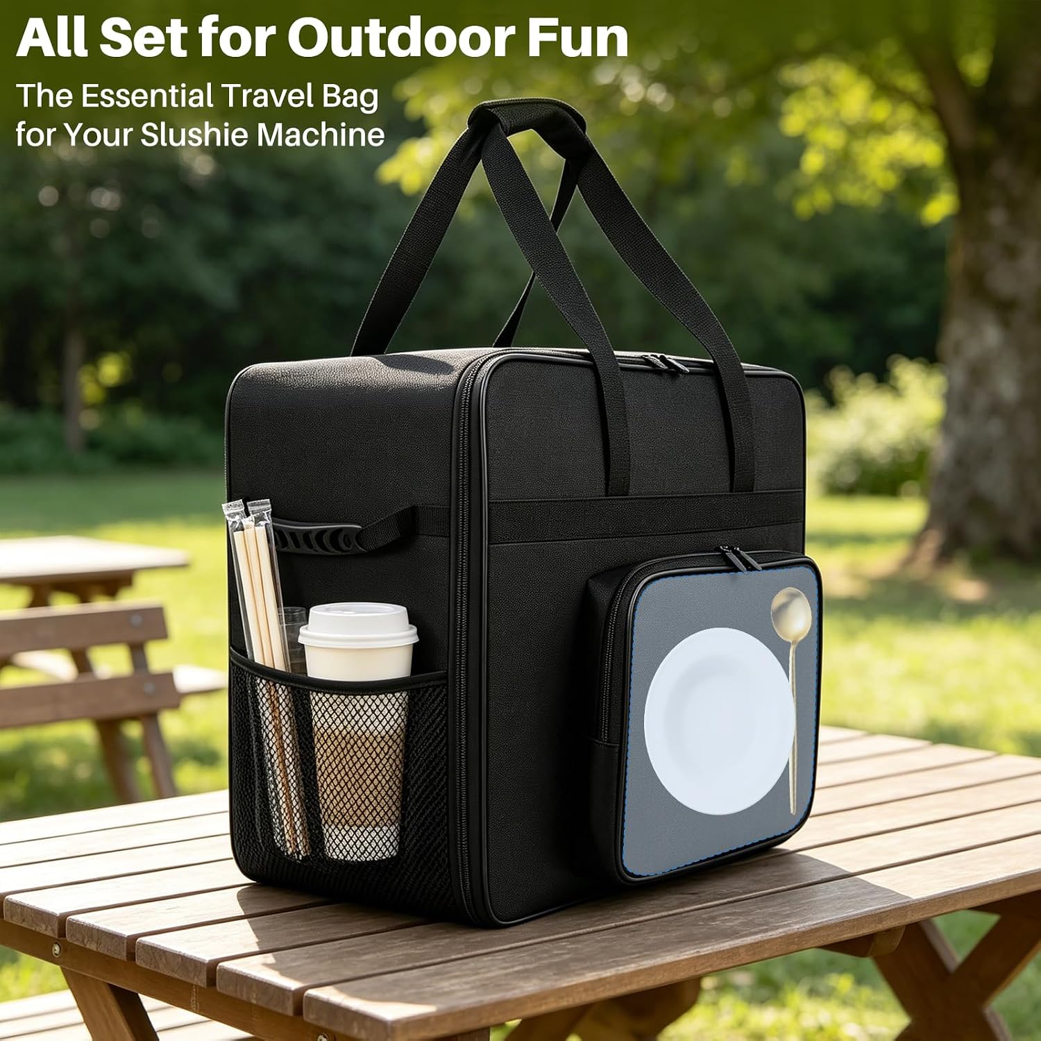 Heavy Duty Carrying Bag for Ninja SLUSHi Max FS605 Slushie Machine image 4