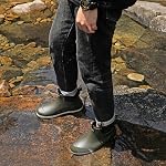 Rain Boots for Men Mid Calf Waterproof Rubber Boots Advanced Non-Slip Deck Boots Mens Rubber Outdoor Work Boots Mens Rain Boots Comfort Lightweight Rainboots for Fising Climbing Sailding