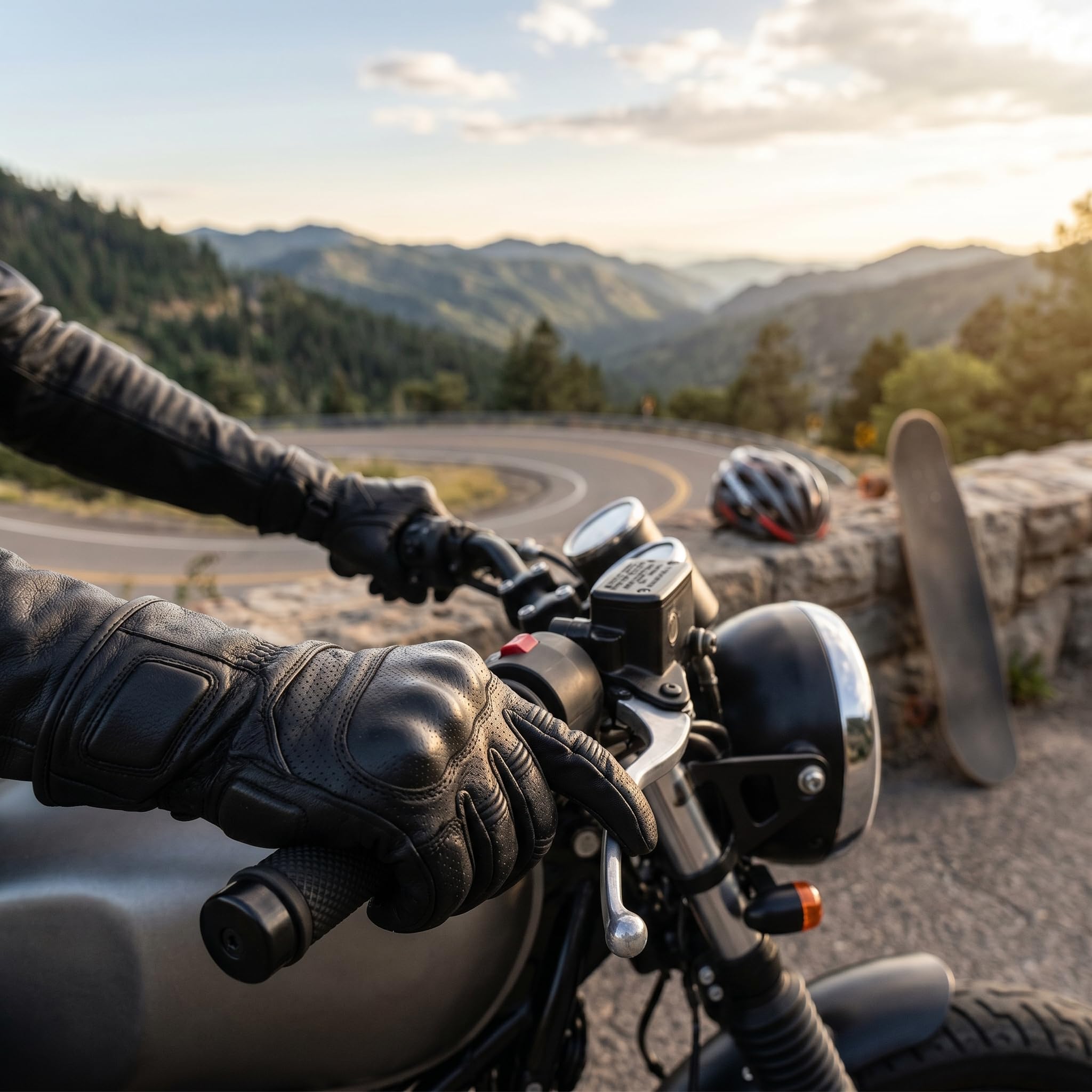 RiToEasysports de Motocicleta, de Cuero de Cuero Completo Protector contra la Motocicleta Callejera para Hombres y Mujeres
