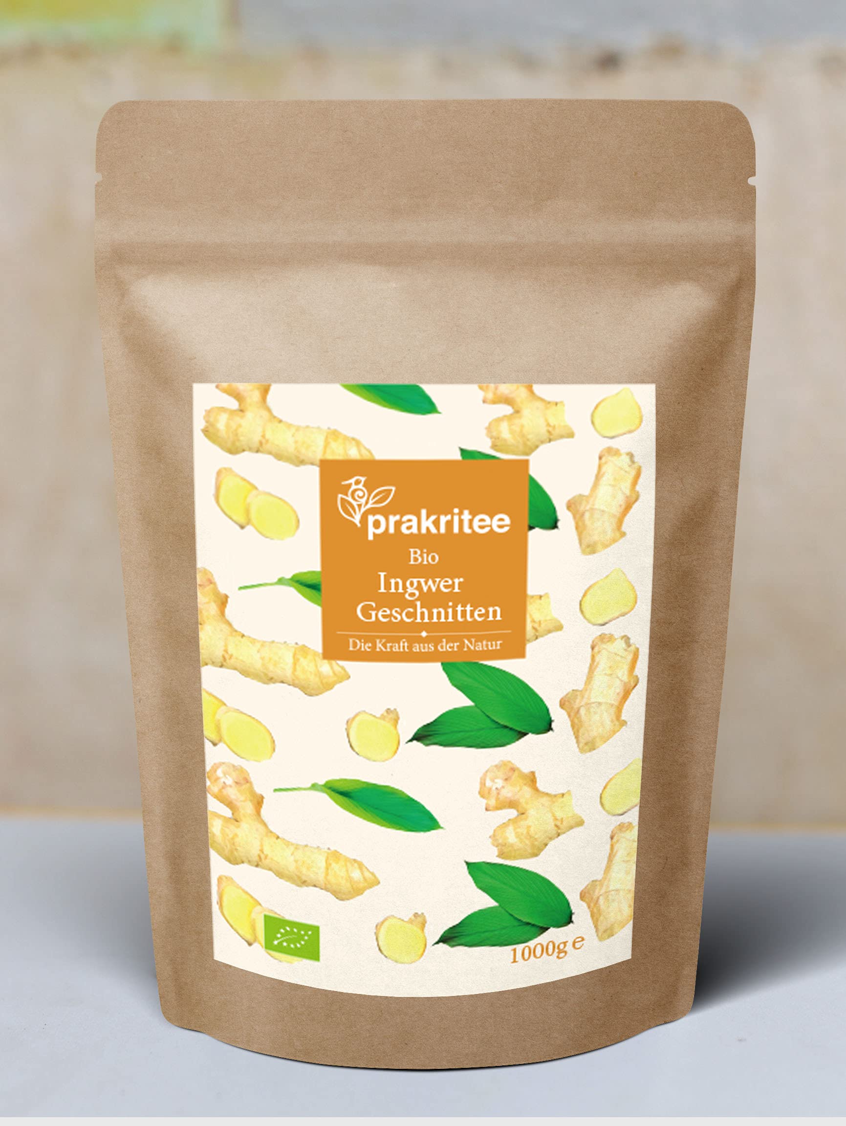 BIO Ingwer getrocknet 1000g | Ingwerwurzel geschnitten | Ingwer | ORGANIC Ginger | Spices | Gewürze | DE-ÖKO-044