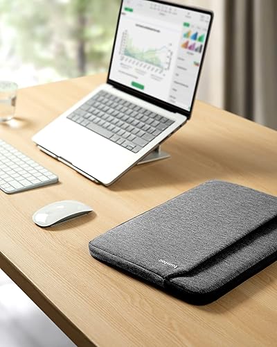 Vista 52 de tomtoc Funda delgada para laptop de 15 pulgadas 2025 nueva MacBook Air M4/A3241, M3/A3114, M2/A2941, Microsoft Surface de 15 pulgadas AI PC/6/5, Rosa