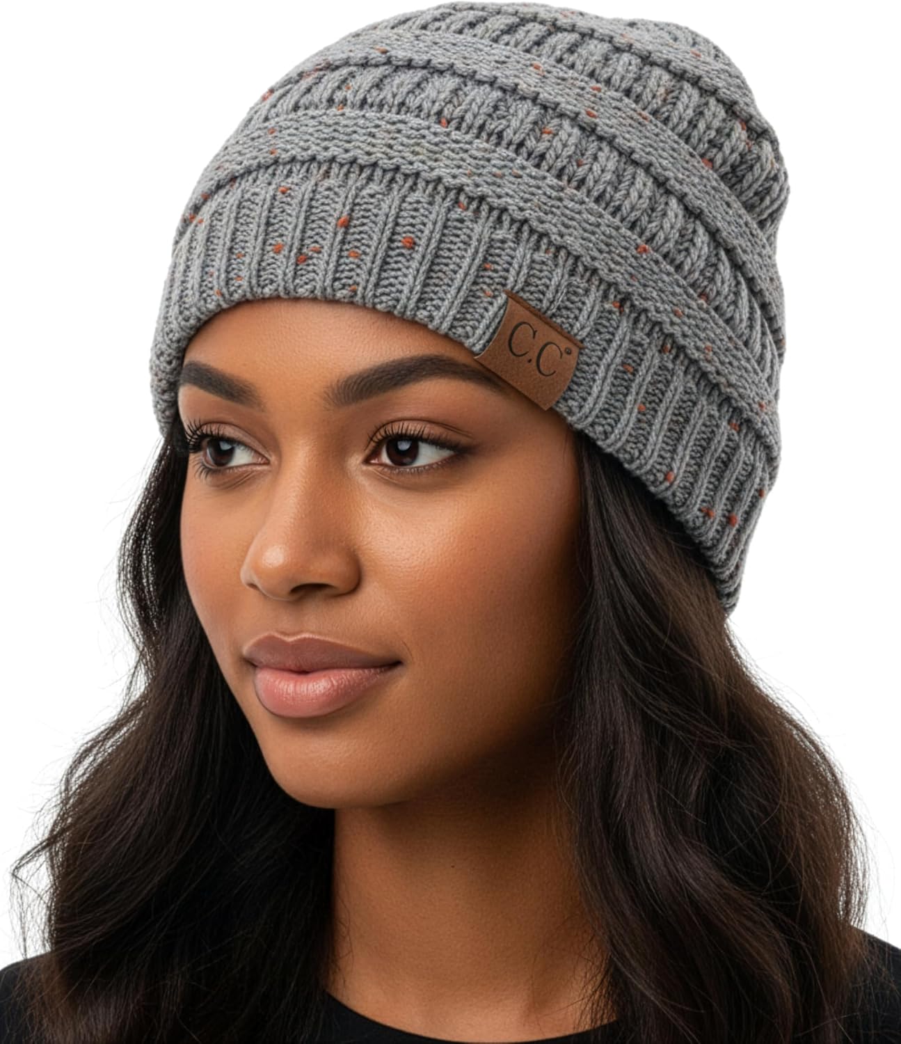 Funky Junque Exclusives Warm Winter Beanie for Women – Slouchy Knit Skull Cap, Soft Cozy Unisex Mens Beanies for Cold Weather