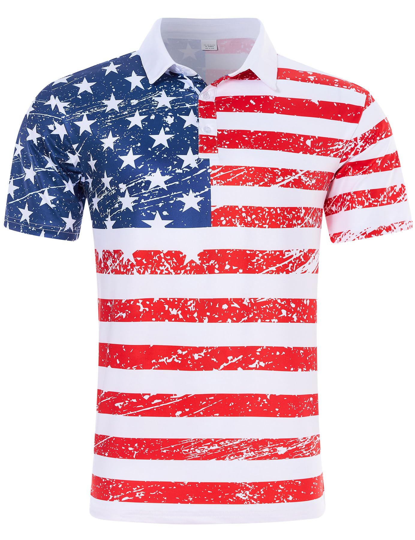 uideazoneGolf Shirts for Men Dry Fit Polo Shirt Short Sleeve Moisture Wicking Golf Polos Performance Golf Tennis Shirt