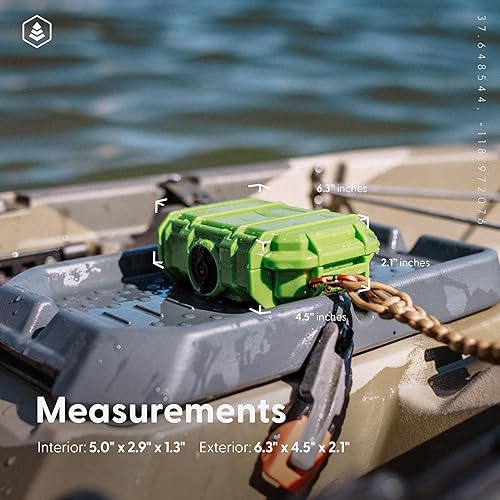 Miniatura 7 de Evergreen 52 - Funda protectora impermeable Dry Box - Seguro de viaje, especificaciones mil, fabricado en Estados Unidos, para cámaras, camping,