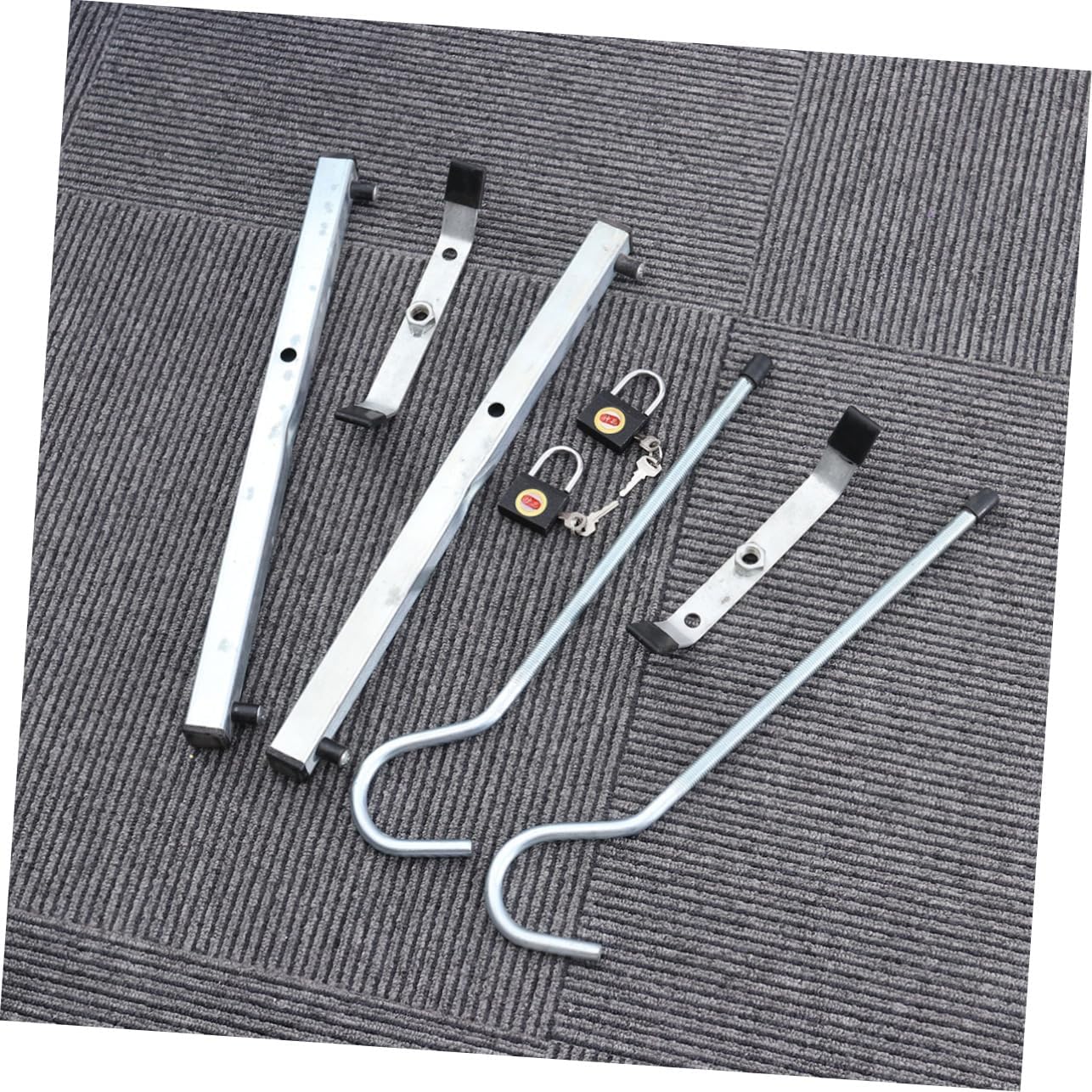 DOITOOL Car Roof Ladder Clamp Lock Heavy Duty Hook for Car Carrier Ladder Clamp Set