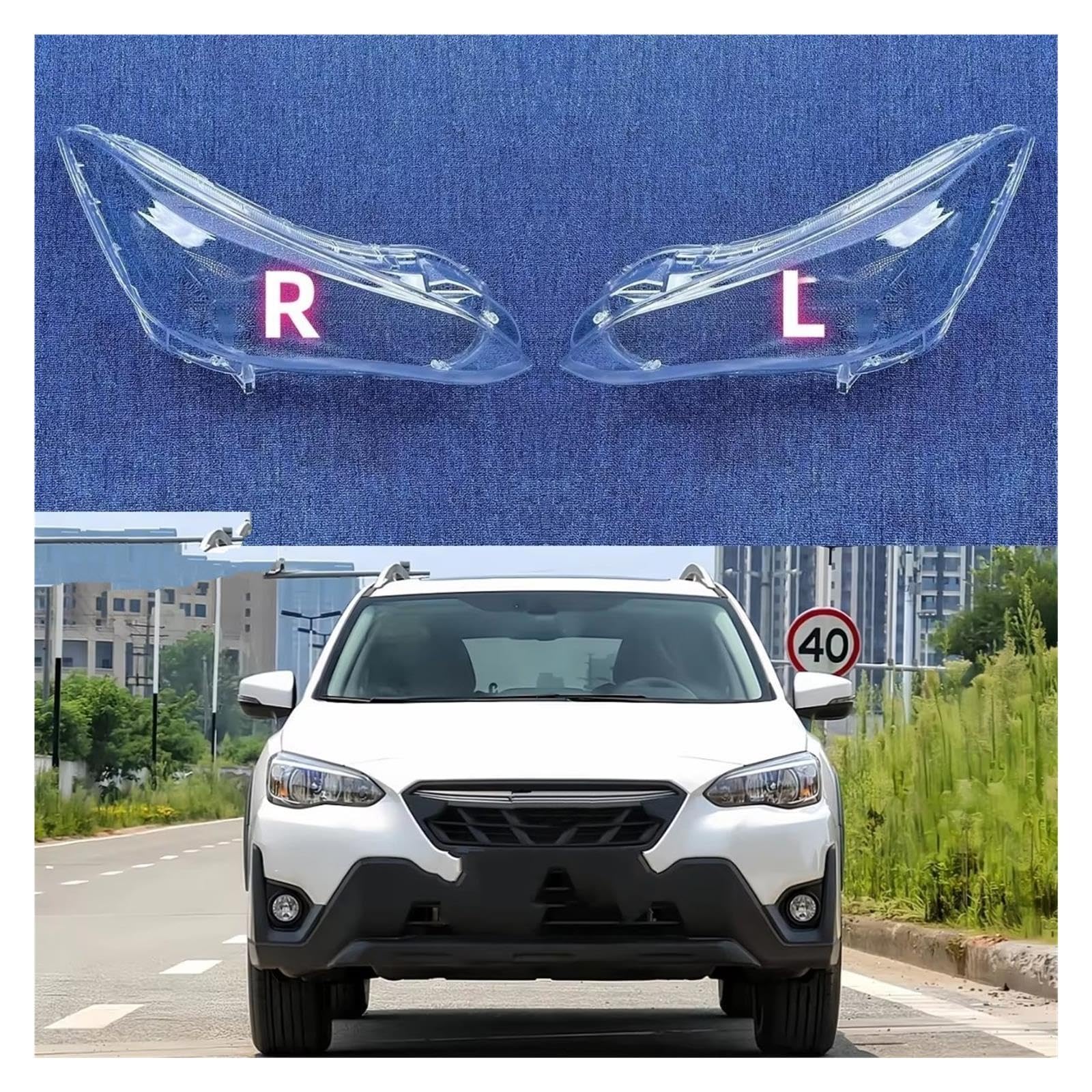Frontlicht Abdeckung Für Subaru XV 2018 2019 2020 2021 2022