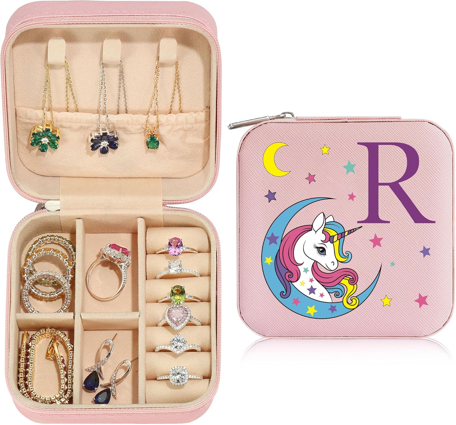Parima Unicorns Gifts for Girls Jewelry Box Pink Jewelry