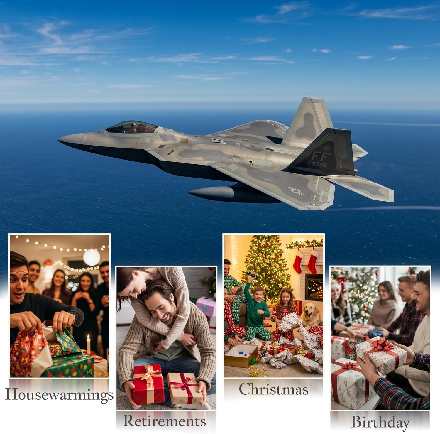 F-22 Raptor 1/100 Diecast Airplane Model Interchange thumbnail
