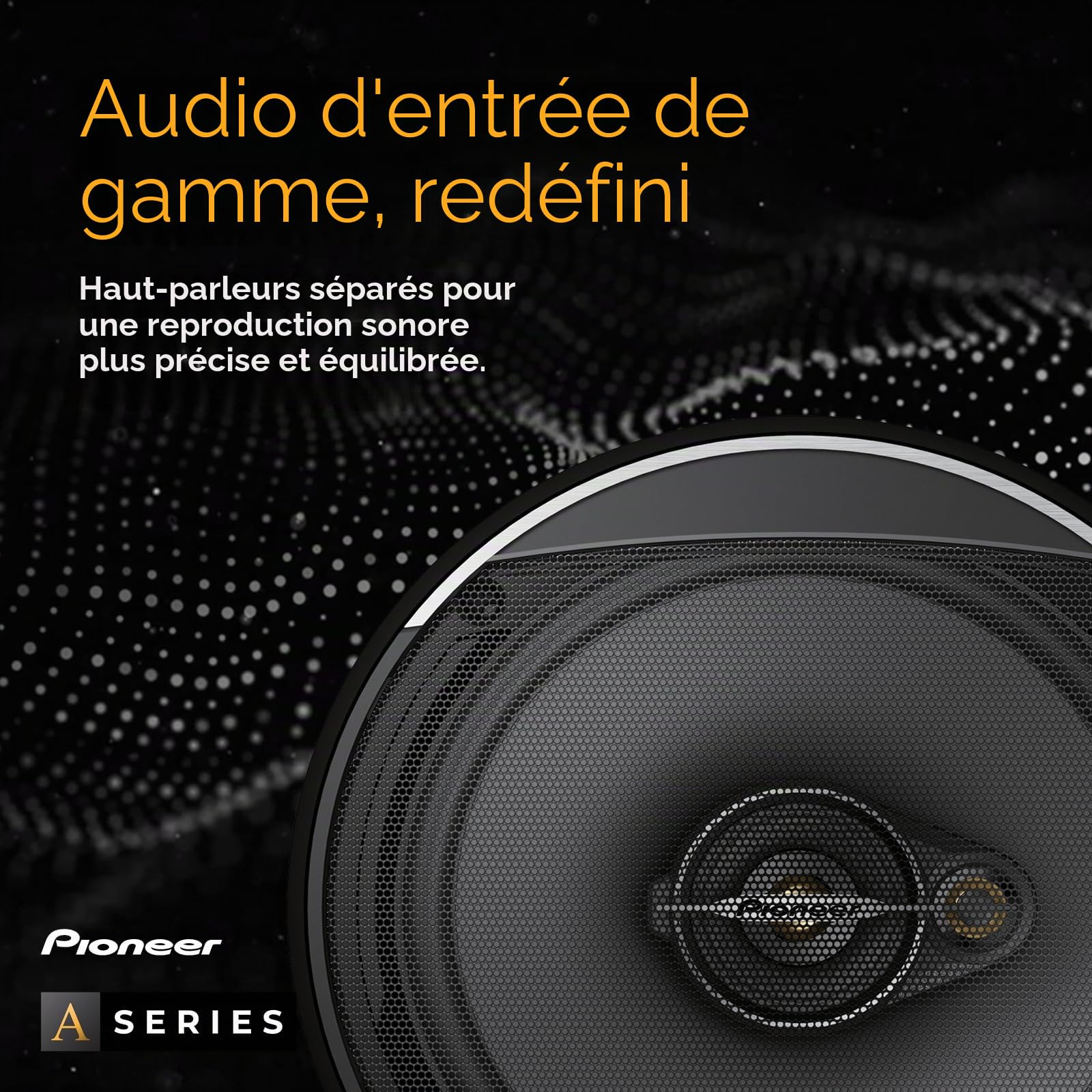 PIONEER TS-A1671F Haut-parleurs Voiture coaxiaux 3 Voies de 16,5cm, Puissance 320 Watts