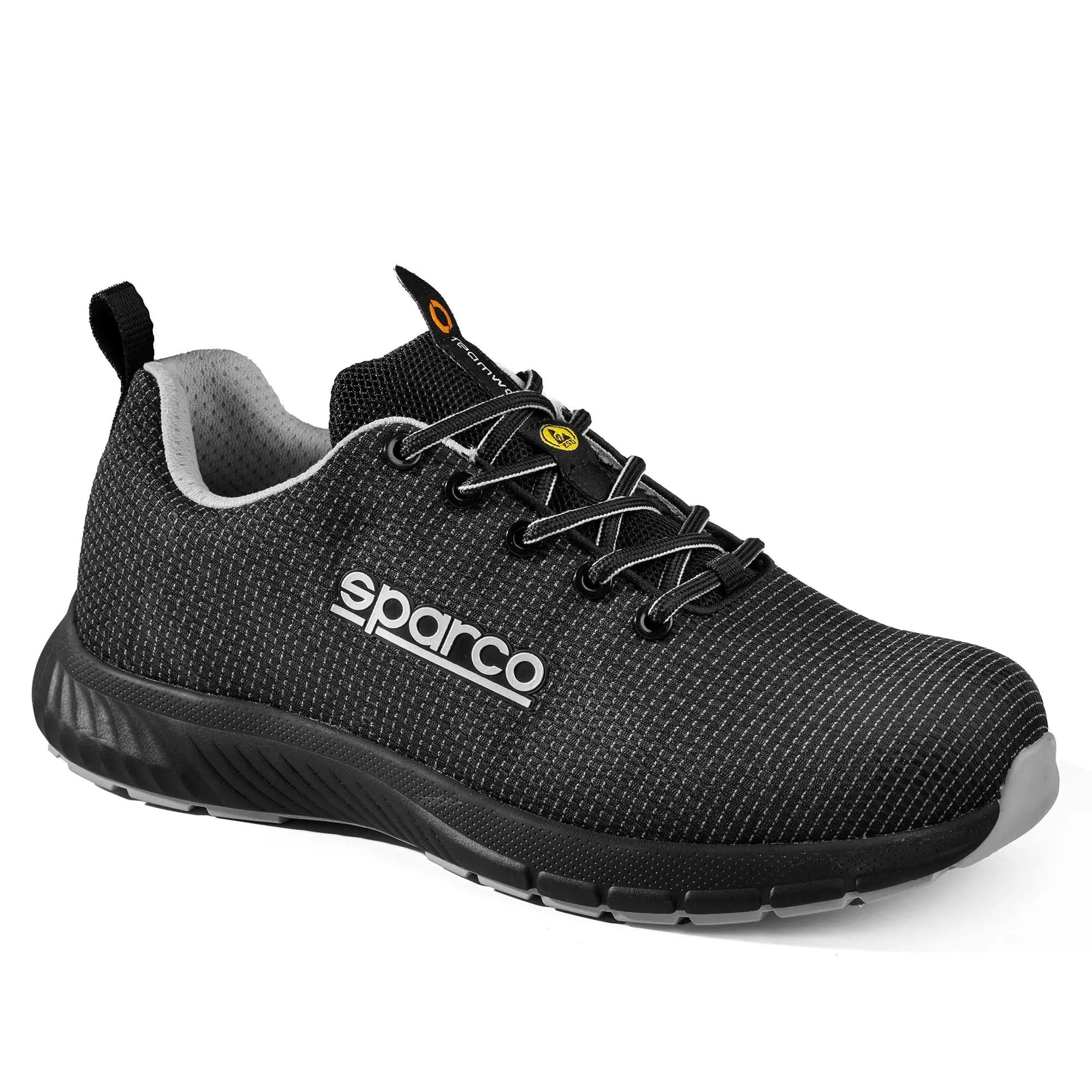 Sparco - Traction Asan ESD S3S SR FO HRO - Scarpe Antinfortunistiche Uomo Donna - Scarpe da Lavoro Antiscivolo e Resistenti - Calzature di Sicurezza in Stile Sportivo - 44 EU