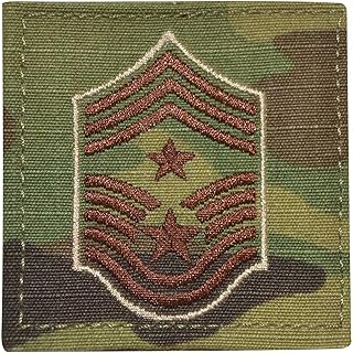 Air Force Master Command Chief Master Sergeant CCMSgt Rank OCP with Hook and Loop