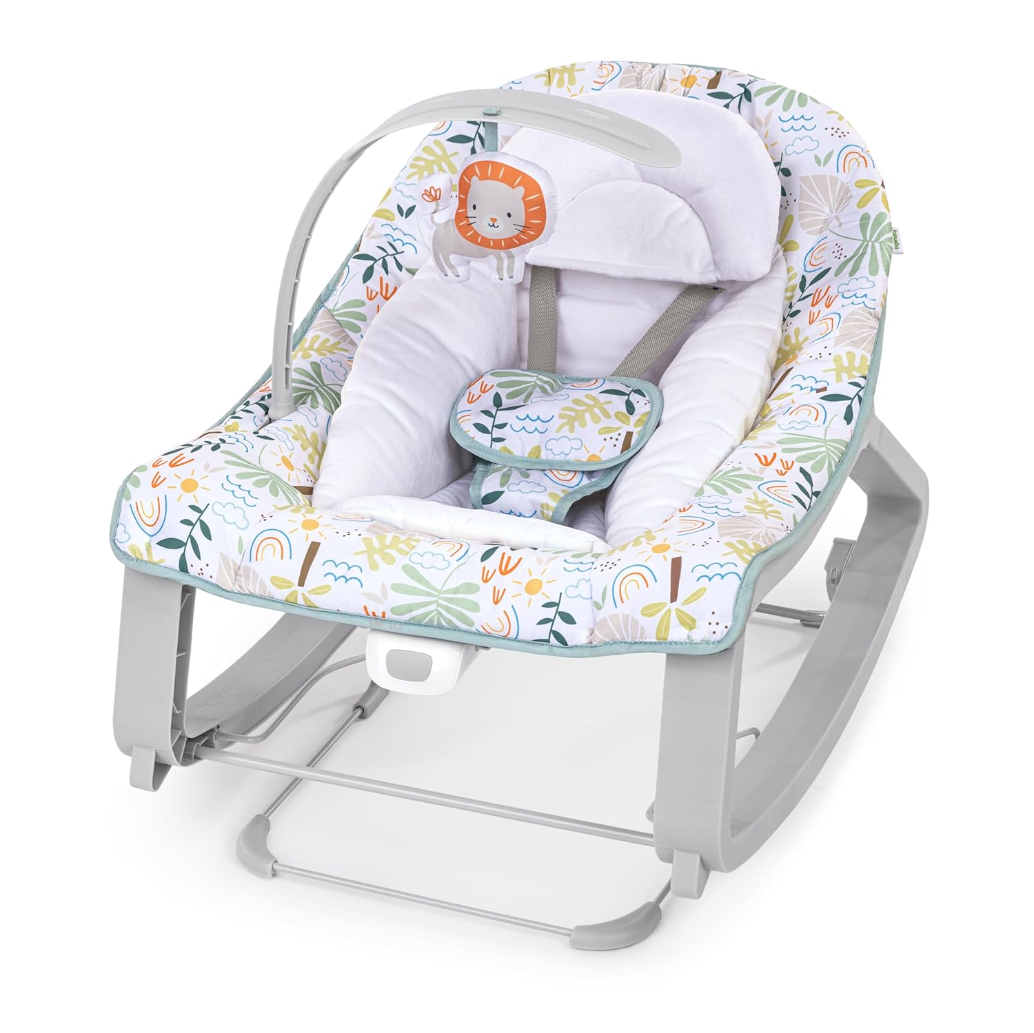 Ingenuity Keep Cozy 3-in-1 Grow with Me Vibrating Baby Bouncer Seat & Infant to Toddler Rocker, Vibrations & Toy Bar, 0-30 Months Up to 40 lbs (Madi)
