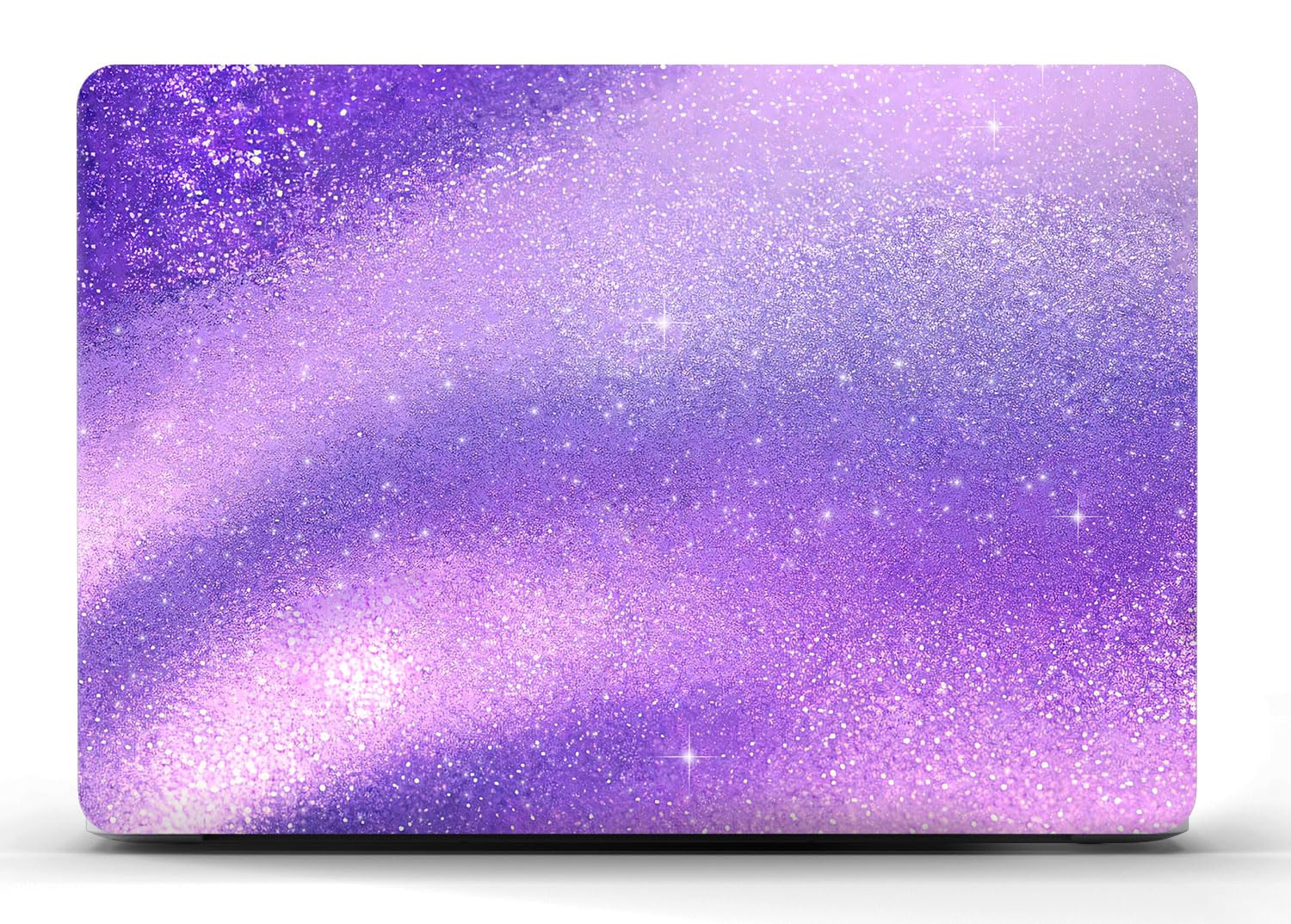 Funda MacBook Air A3114 diseño ligero elegante morado lavanda purpurina Berkin Arts 7