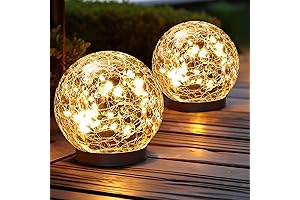 Solar Globe Lights for Outdoor Garden Decorations