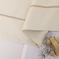 Vista 4 de Camino de cama de 102.4 x 19.7 in para cama King, mantas para pie de cama, color beige, camino de cama, bufandas para dormitorio, hotel, sala