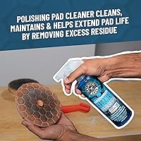Vista 3 de Chemical Guys Kit de Muestra de Almohadillas de Pulido de 6.5 Pulgadas - Juego de Detallado de 4 Piezas con 3 Almohadillas de Espuma Profesionales