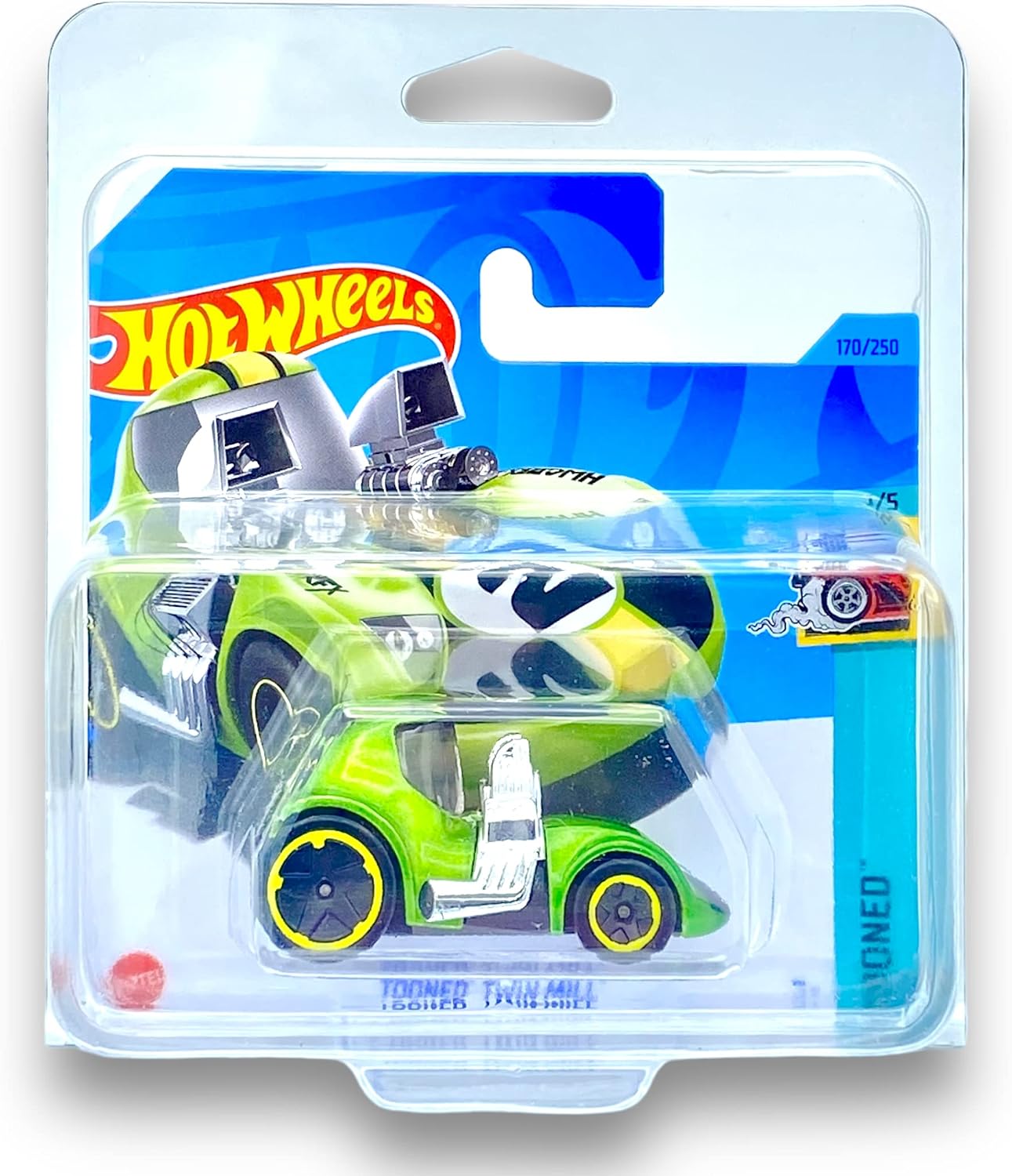Hot Wheels Tooned Twin Mill (Green) 1/5 Tooned, 2023-170/250 (Short Card)