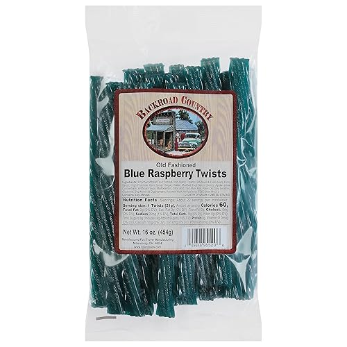 Miniatura 77 de Backroad Country Old Fashioned Red Twists - Caramelo de regaliz - Hecho en los Estados Unidos - 16 onzas (paquete de 1)