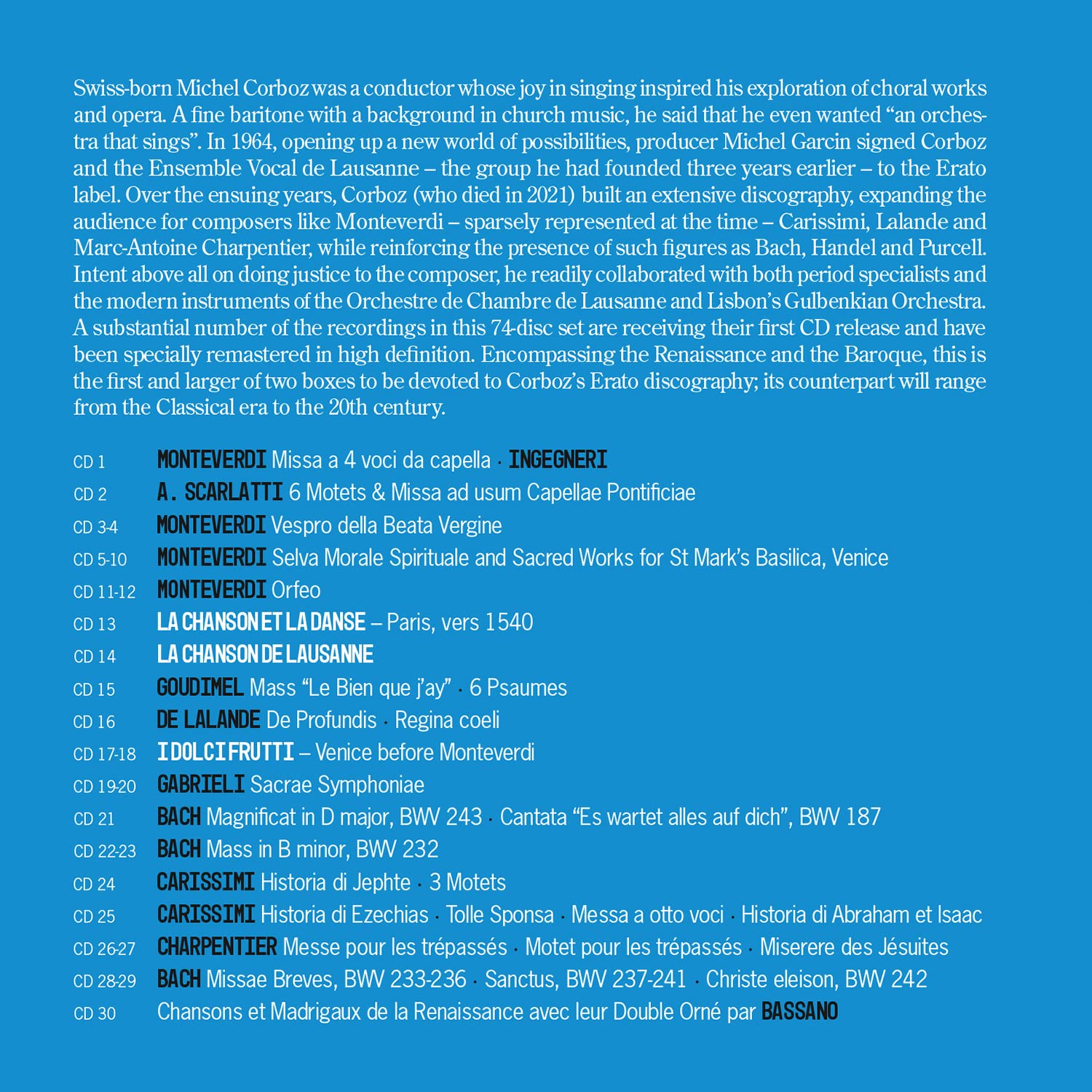 The Complete Erato Recordings (Box 7