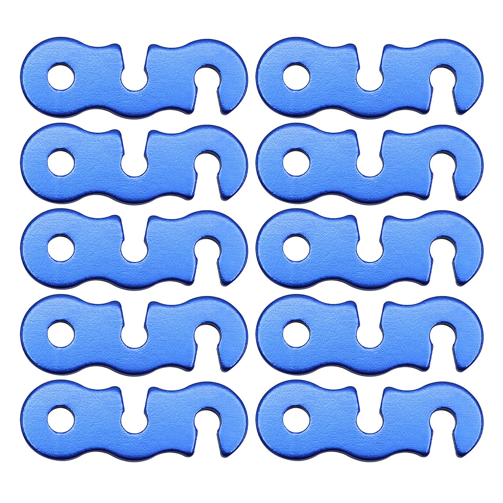10Pcs Cord Rope Adjusters Tent Tensioners Camping Tarps Guyline Tensioner Enduring Buckles Enduring Adjuster