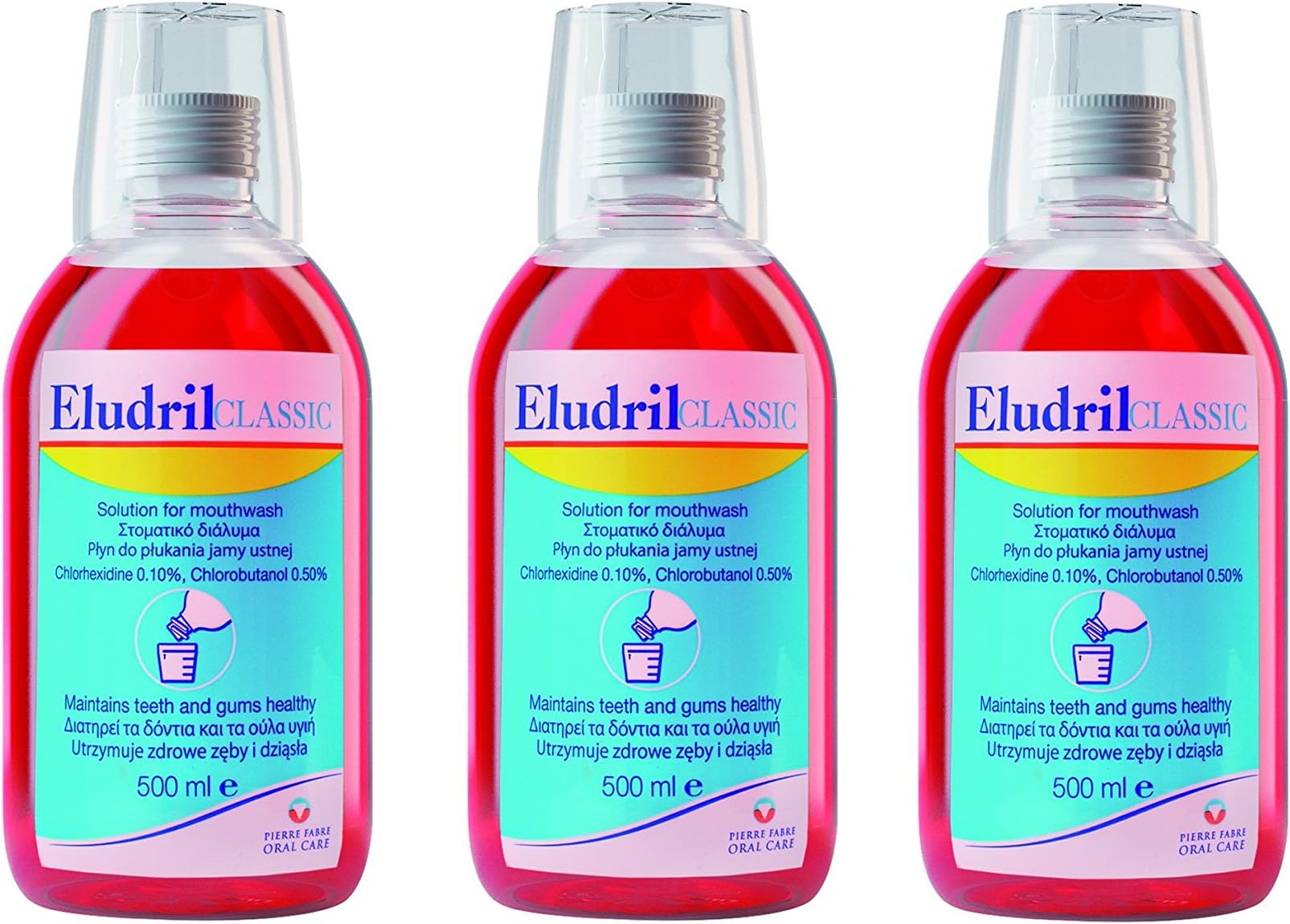 Classic Mouthwash 500ml - Pack of 3