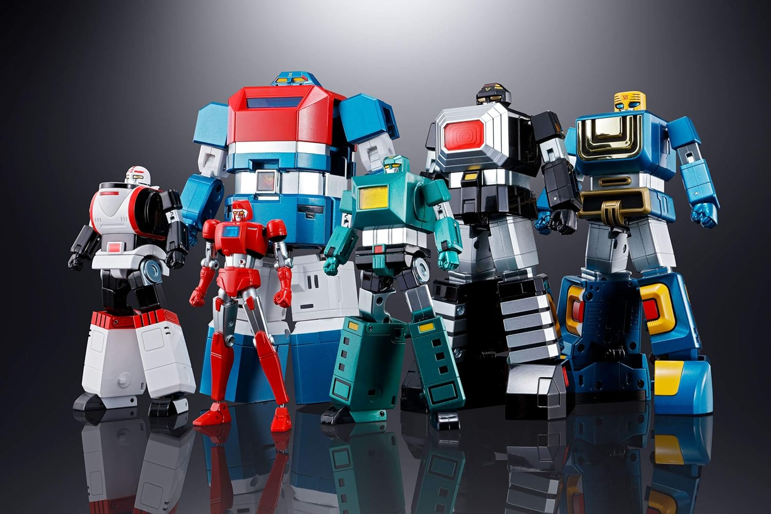 Bandai Soul of Chogokin Gx-40R Rokushin Gattai God Mars Six God Combination Godmars