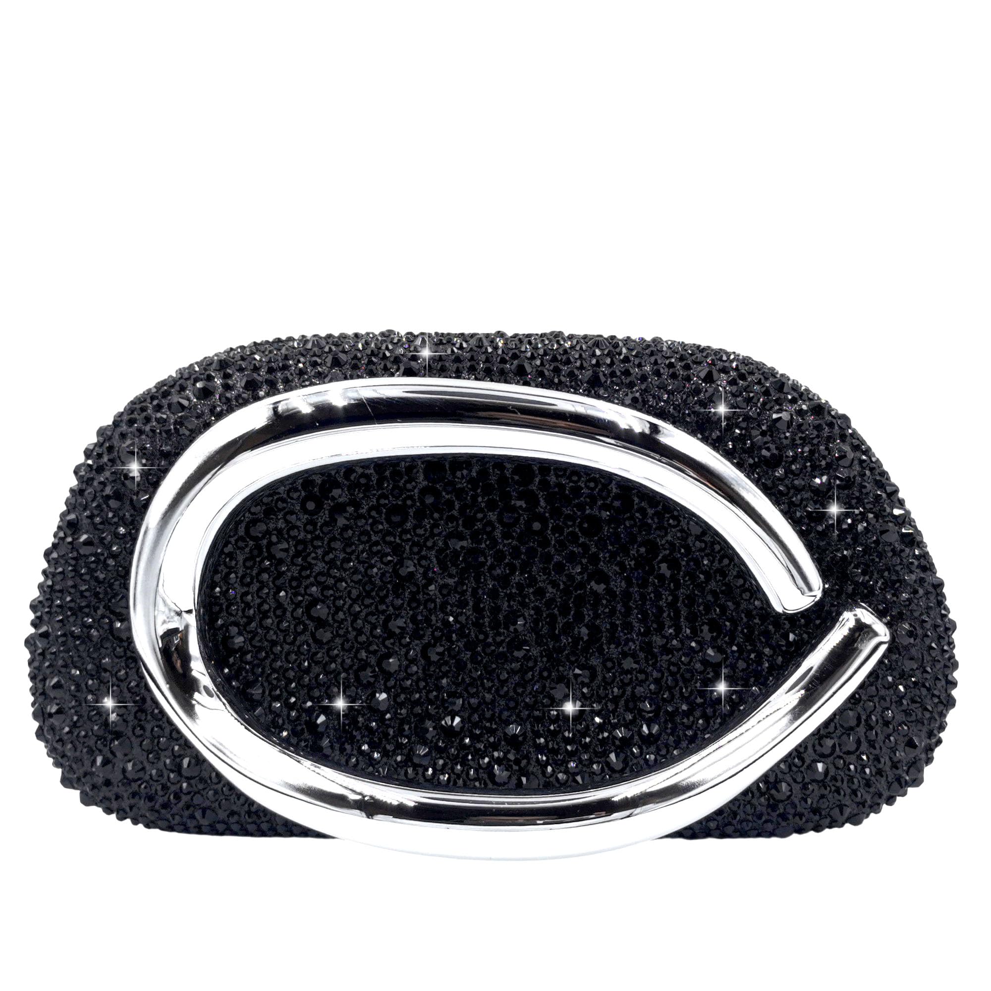 Boutique De FGG Mini Rhinestone Clutch Purses for Women Dressy,Sparkly Evening Bags,Wedding Bridal Crystal Clutch Handbag