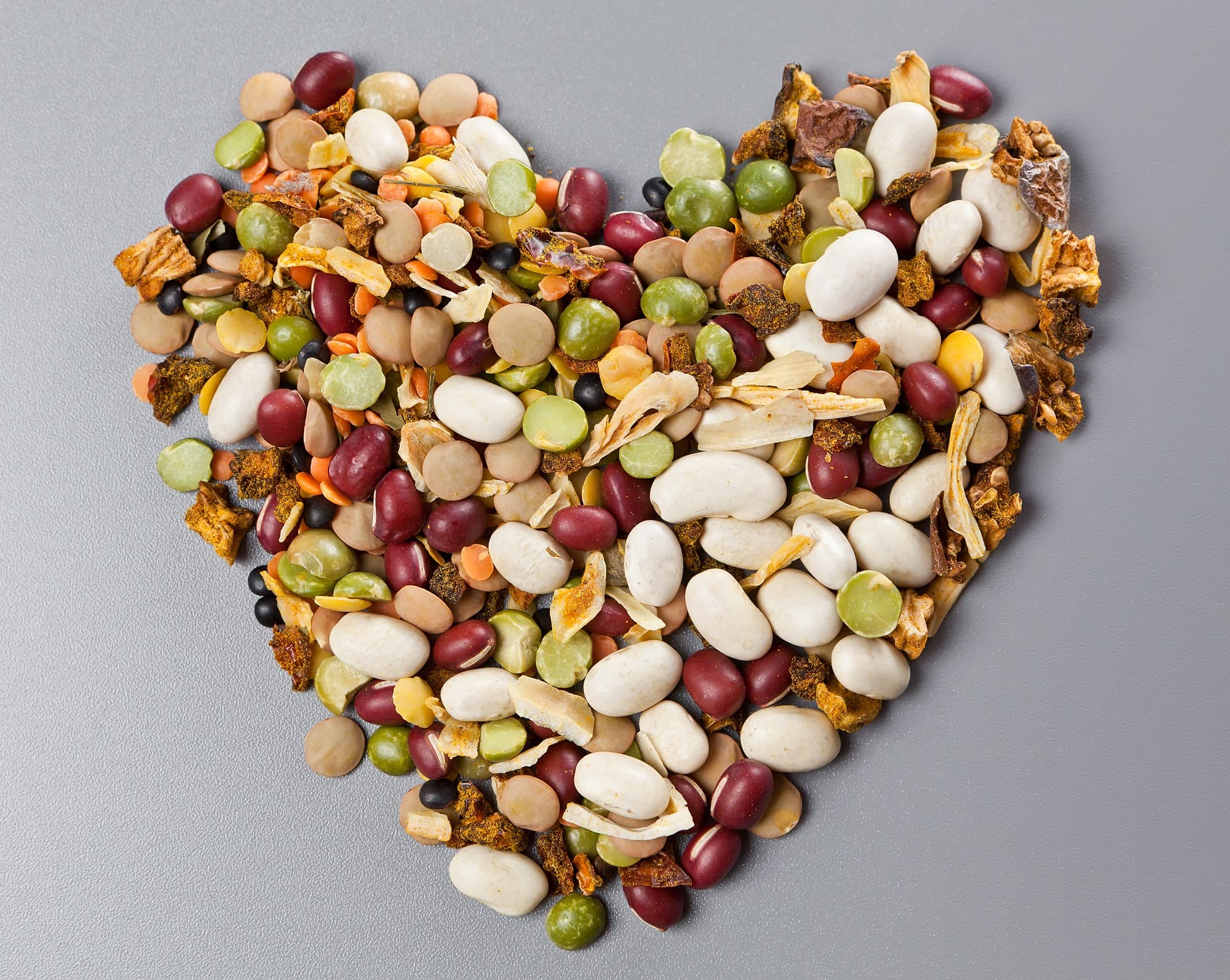 Mynatura Bohnen Erbsen Mix - geröstet und gesalzen | Snack | Geröstete Bohnen | Edamamebohnen | Saubohnen | Knusprig | Knabbern aus dem Beutel (1000g)