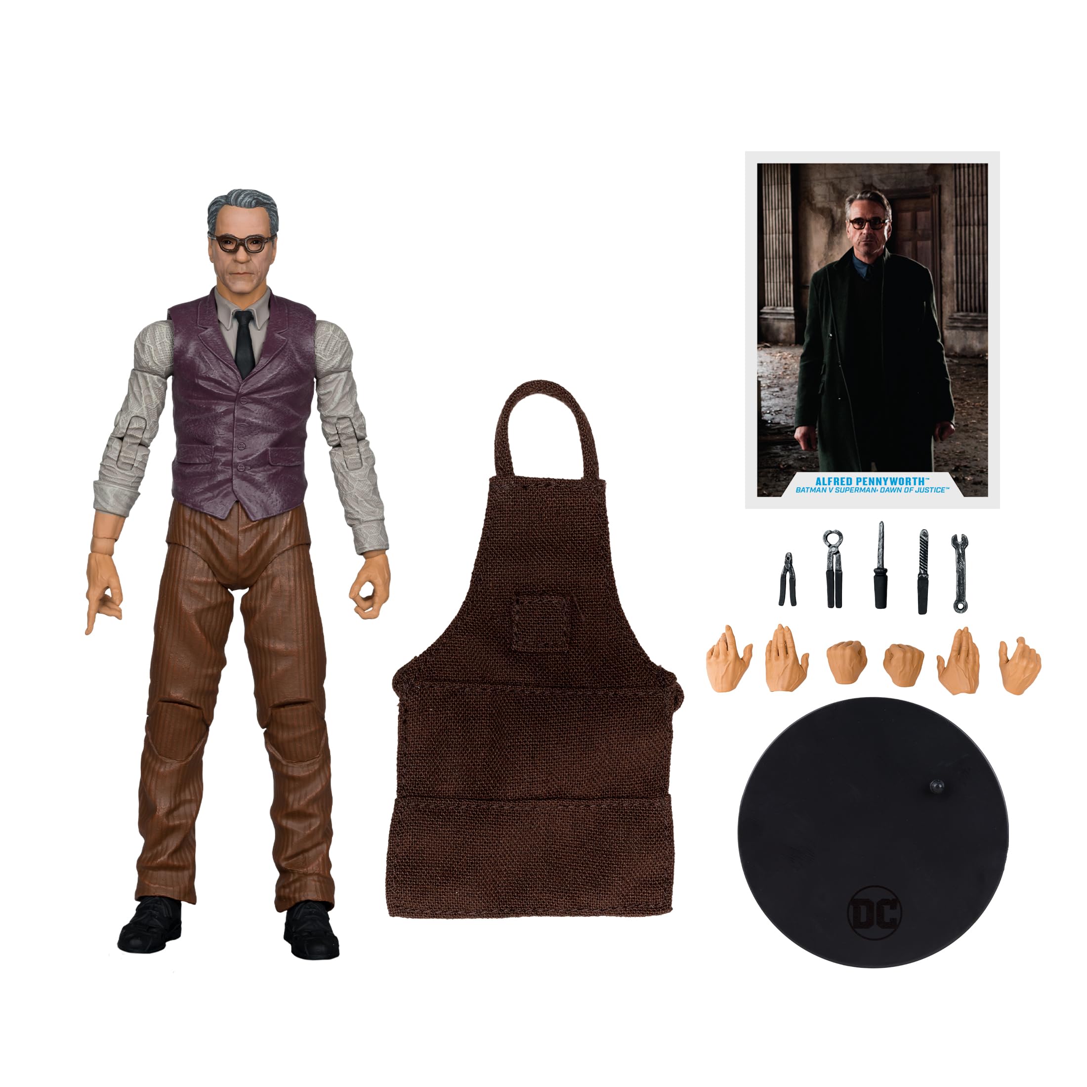 McFarlane Batman v Superman: Dawn of Justice DC Multiverse Actionfigur Alfred Pennyworth 18 cm