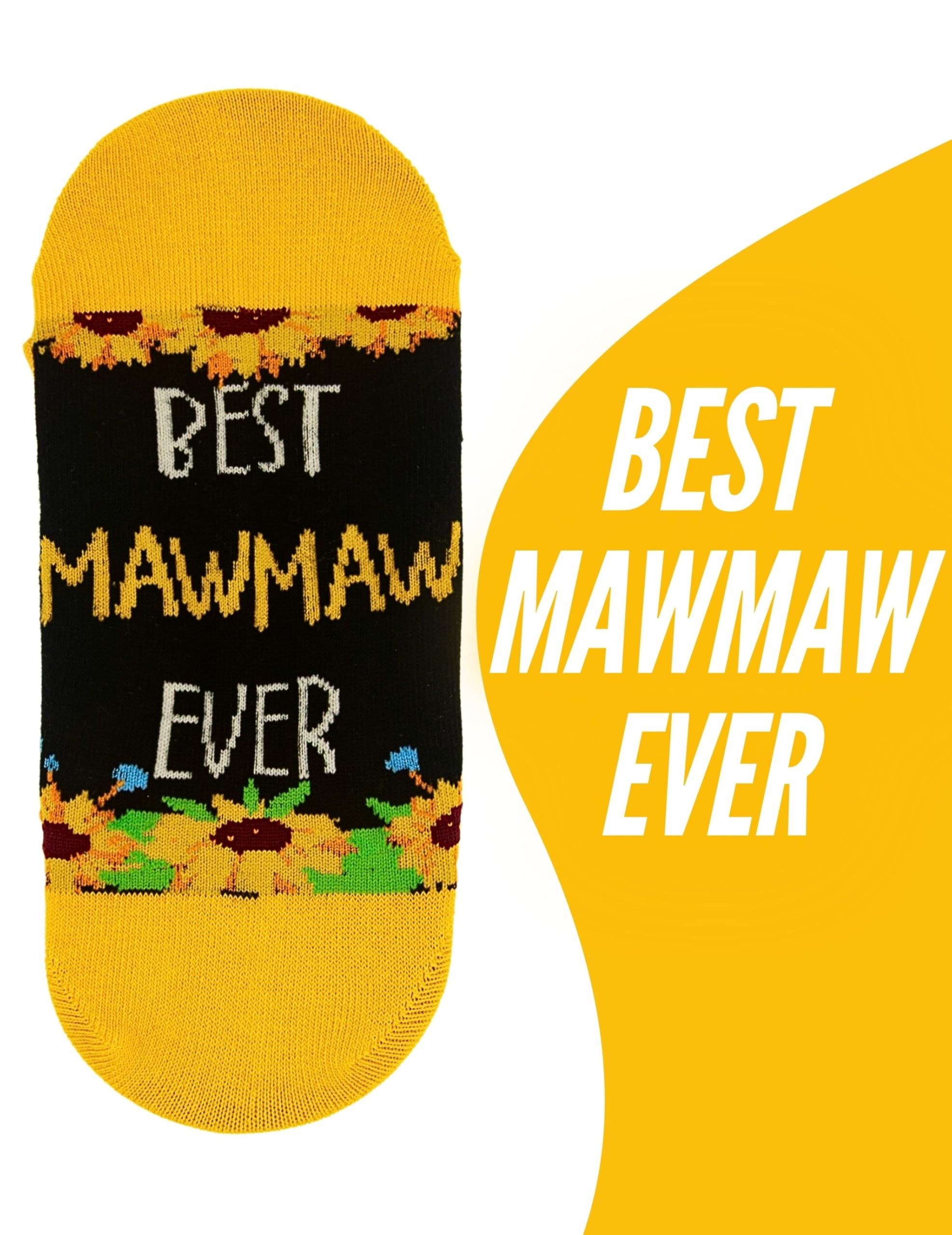 InnoBeta Mawmaw Gifts, Mothers Day Gifts for Mawmaw, One Size Crew Socks on Mother's Day, Christmas, Birthday