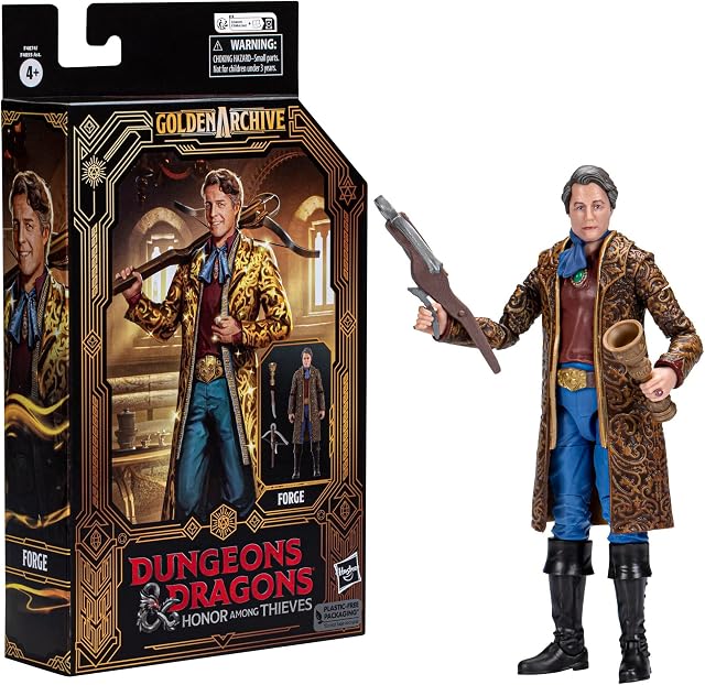 Dungeons & Dragons L'honneur parmi les voleurs Golden Archive Forge Figure collectible 6-Inch Figures des mesures de D&D à l'échelle