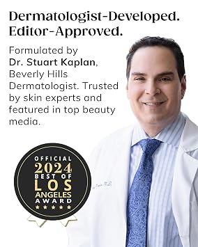 Kaplan MD Diamond Contour Broad Spectrum SPF 30 - علاج كامل للبشرة، تغطية شفافة مرطبة، حماية من الأشعة فوق البنفسجية فئة A/UVB والضوء الأزرق، واقي من الشمس خالي من العطور وغير ملون للوجه