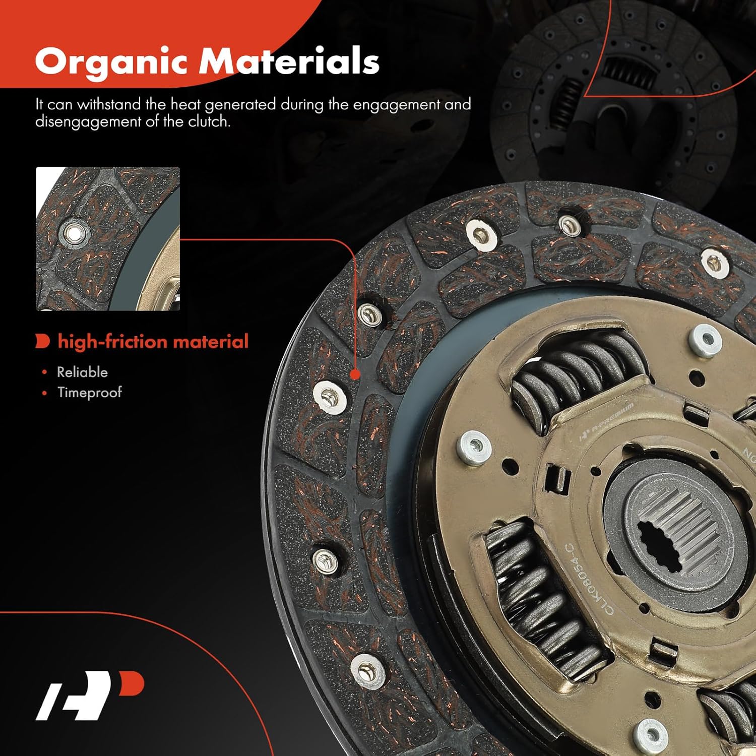 A-Premium Transmission Clutch Kit with Release Bearing Set Compatible with Honda Fit 2007-2008 1.5L