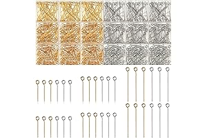Ultimate Jewelry-Making Arsenal: 1400 Eye Pins for Masterful Creations
