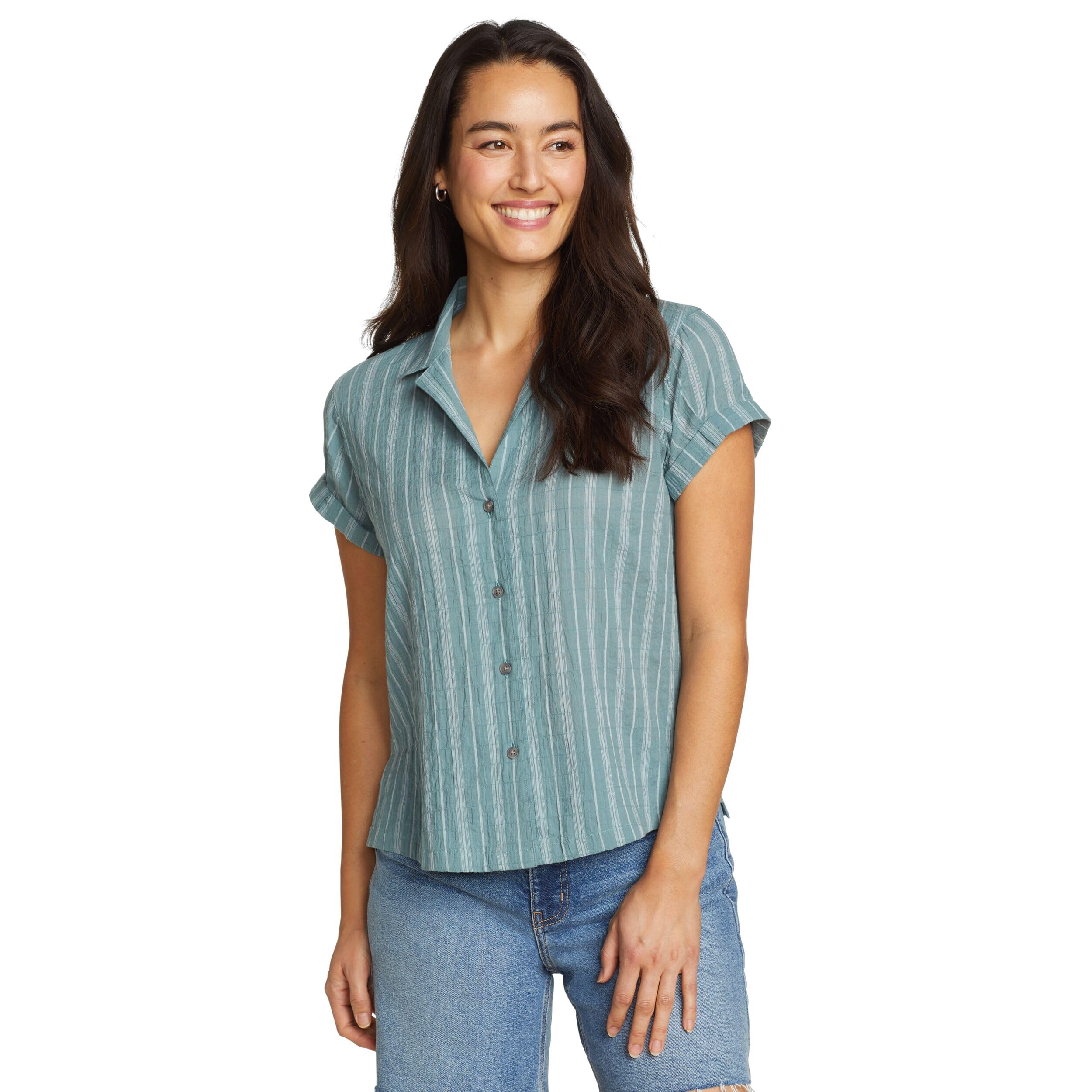 Eddie Bauer Womens Eddie Bauer Women's Short Sleeve Packable Camp