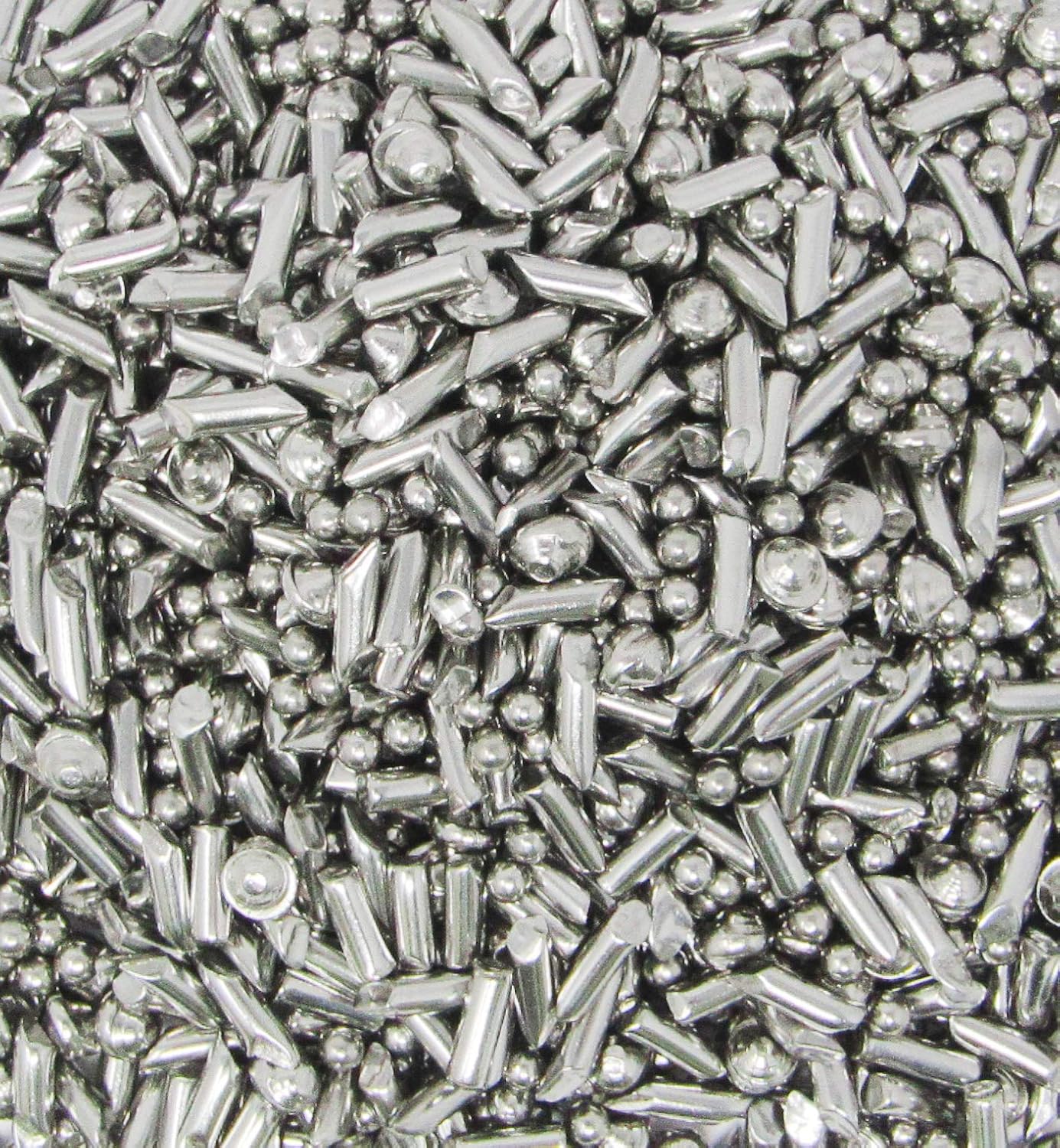 Stainless Steel Tumbling Media Shot Jewelers Mix 4 Shapes 1/8" Tumbler