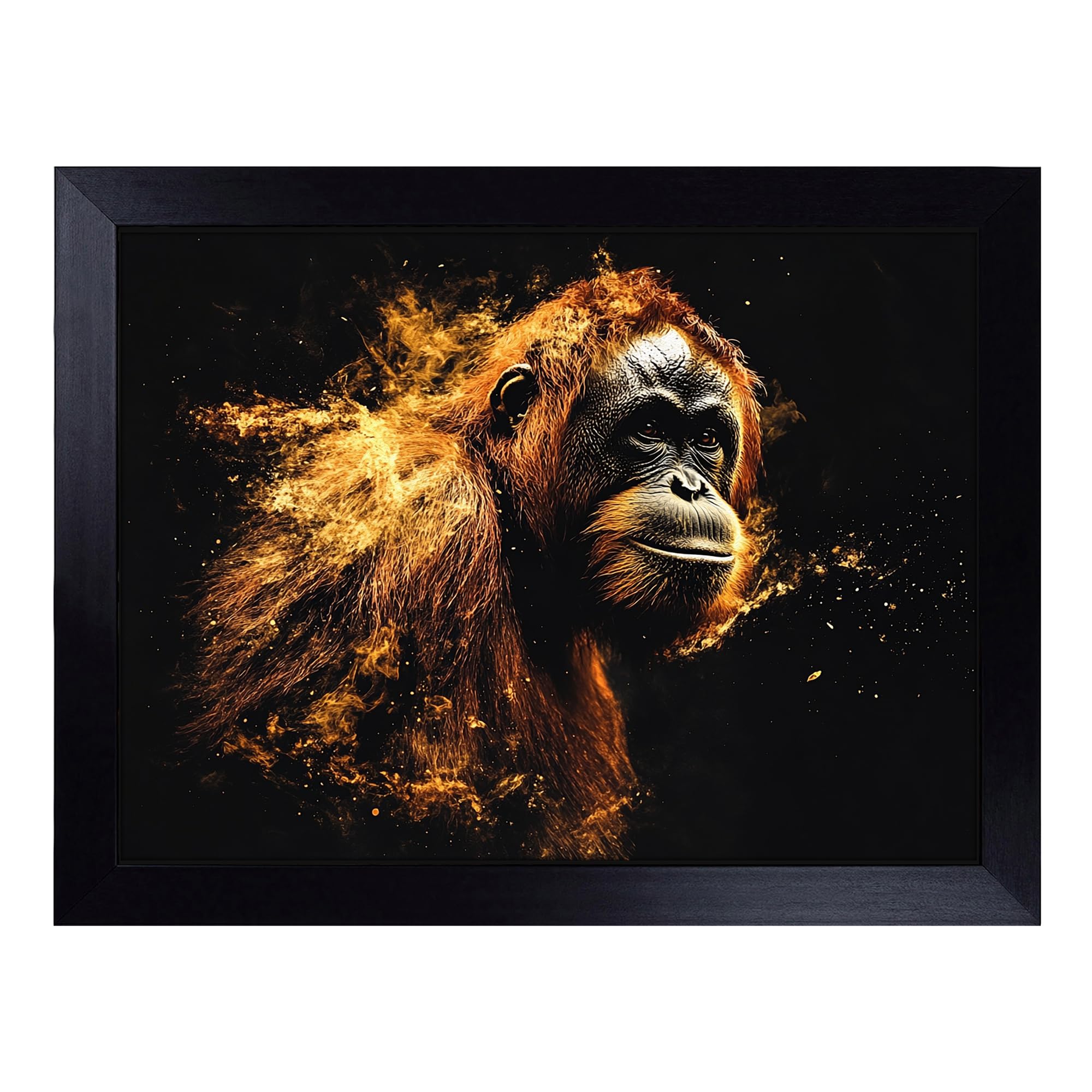 Orangutan | Lap Tray with Padded Cushion, Portable Surface with Bean Bag Base, Perfect Surface for Working, Crafting, TV Eating and Laptop Use