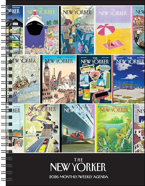 Portada de The New Yorker Magazine 2026 Monthly/weekly Agenda Calendar