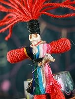 Vista 2 de Muñeca vudú hecha a mano, cuerda de cáñamo real, envuelta en calavera, brujas de terror, regalos para Halloween, cumpleaños, Navidad, fiesta