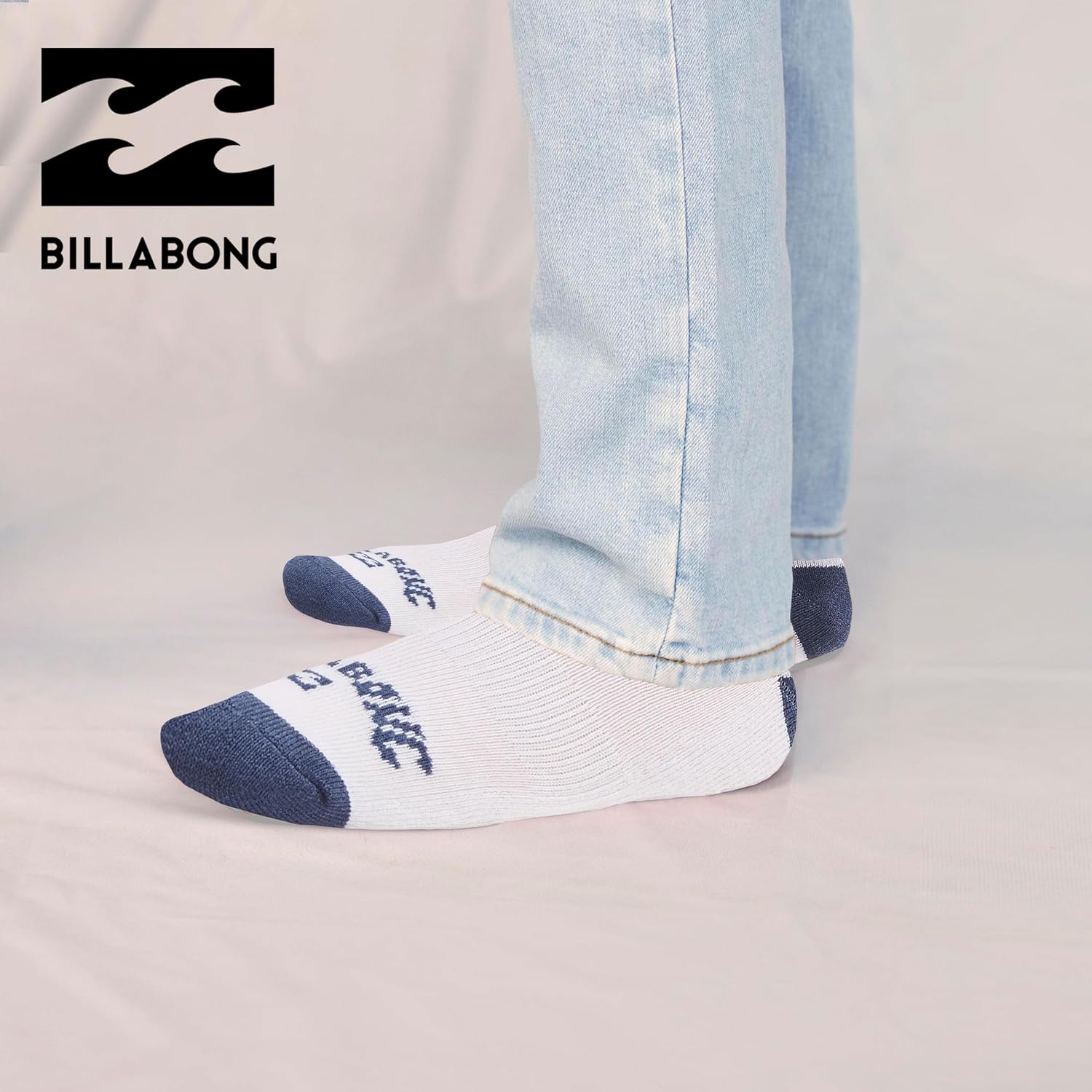 Billabong Mens Socks 8 Pairs Crew Socks for Men Premium Athletic Shoe Size 8-12