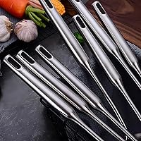 Vista 4 de GREATLINK 304 Stainless Steel Fish Spatula,Wide Slotted Turner Steak Spatula With Heat Resistant Long Handle,Professional Kitchen Slotted Cooking