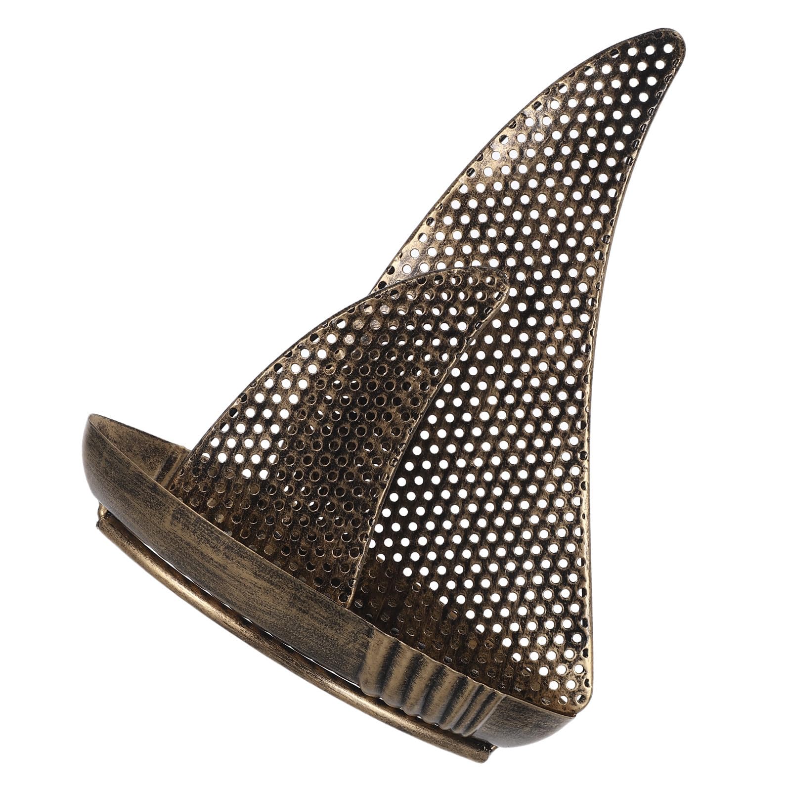 Plateau de rangement bijoux Healvian en fer doré style méditerranéen pour coiffeuse