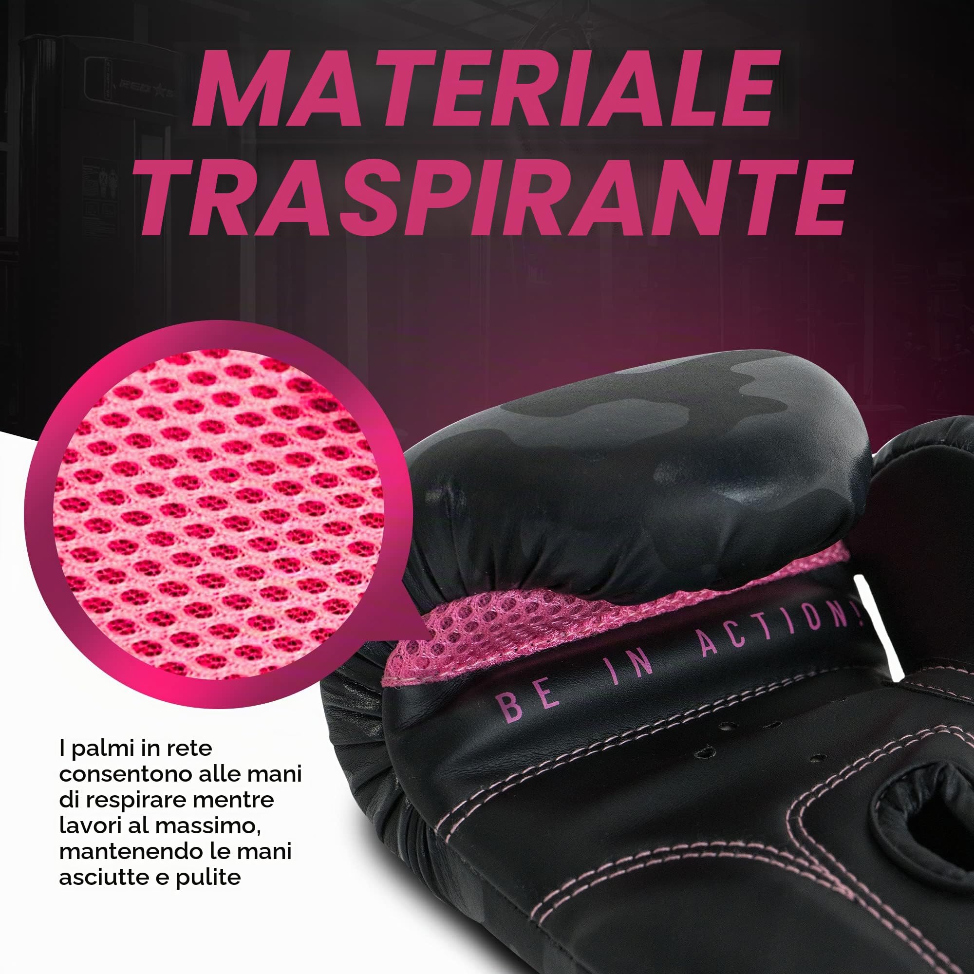 Guantoni Boxe MADGON - Guanti Boxe e Kick Boxing Fatti con i Migliori Materiali – Guanti MMA, Kick Boxing, Sparring e Pugilato con Incredibile Assorbimento degli Urti – Confortevoli e Resistenti