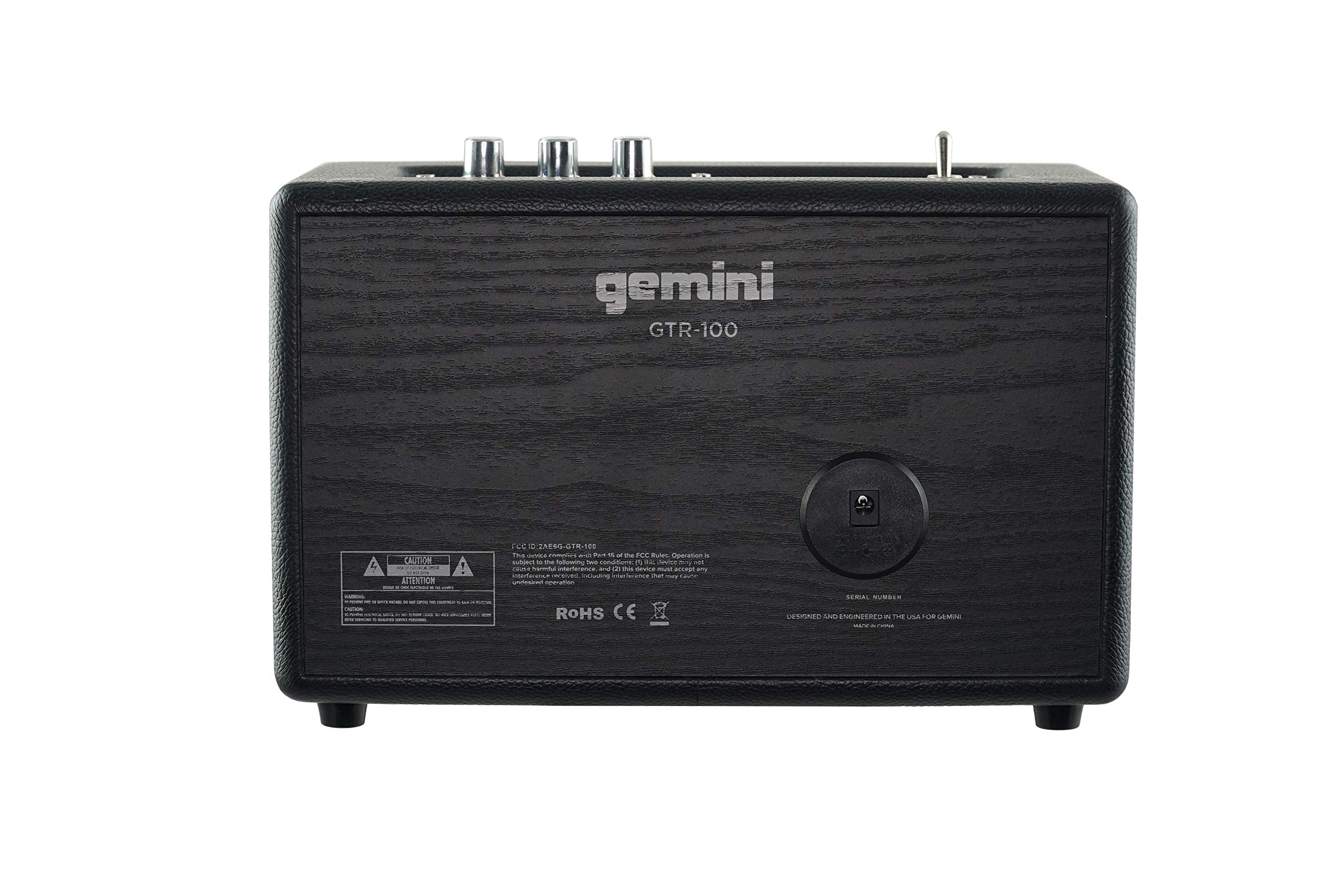 Amazon.com: Gemini Sound GTR-100 Retro Bluetooth Portable Speaker